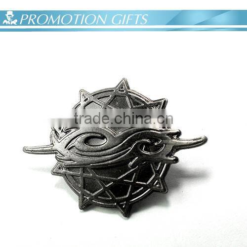 cool custom iron plating nickel badge