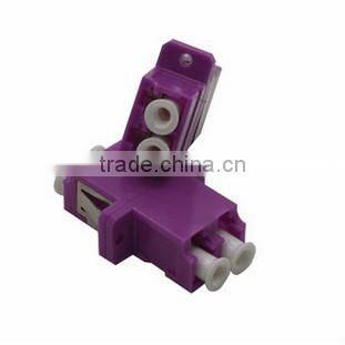3D test pass 10G duplex om4 lc fiber optic adapter/OM4 optical fiber adaptor/OM4 duplex fiber lc coupler