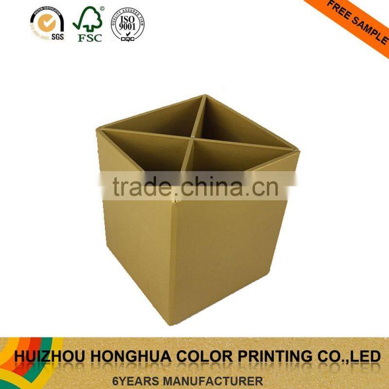 Paper Pencil Holder Square Box Cardboard for Pencil Package Stationery Holder