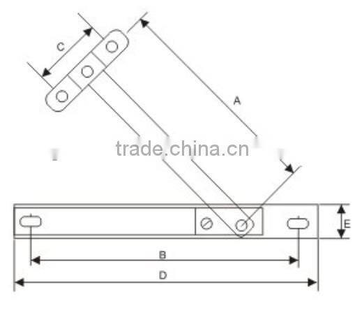 80540122wind supporter for top hung window