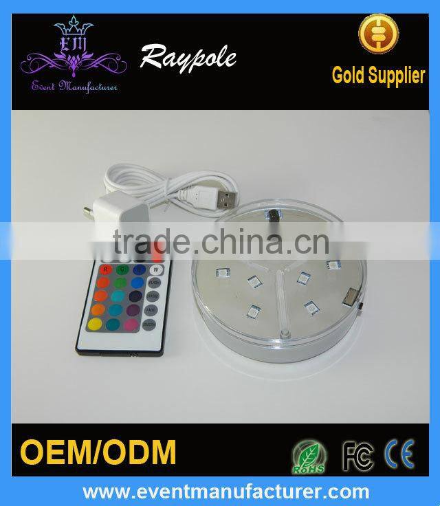 Decorative Lighting LED Light Base For Wedding Table Centerpieces