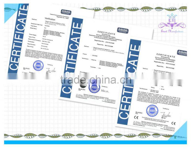 Multi-color led candle holder led centerpiece light base 6inch led wedding vase light for decoration