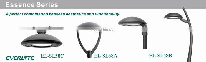 New designed round design 110lm/w IP65 IK08 led post top lantern 80w