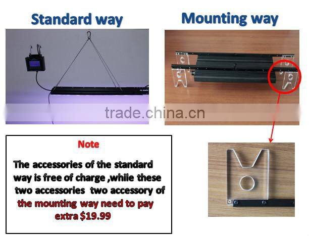 CE/RoHs/FC certification 72 inch/6ft thunder storm /lunar cycle /color changing led aquarium light for fresh water tank ,