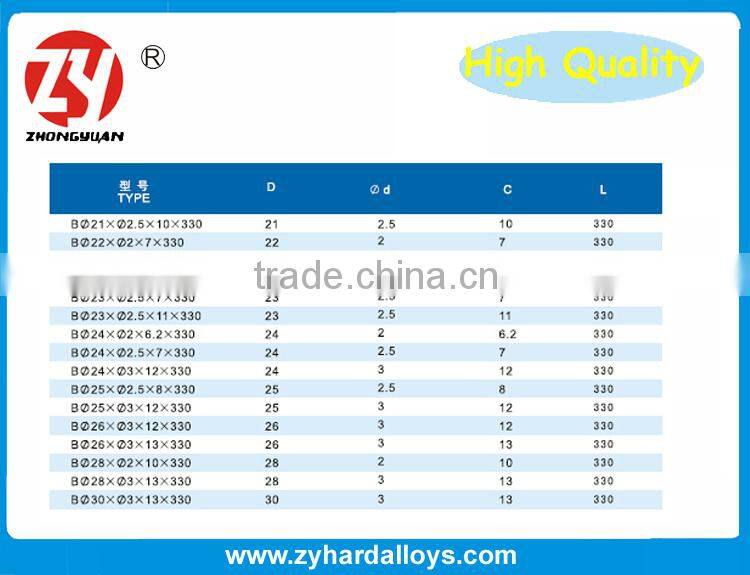 extrusion and HIP process YG10X cemented carbide rods