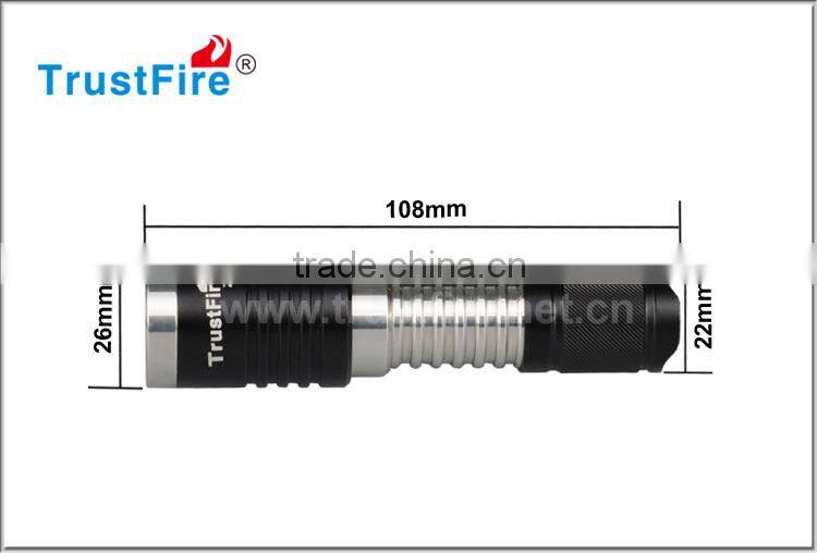 2015 electronic product T6 rechargeable led torch light TR-Z8 Beam adjustable light with Fluorescence switch