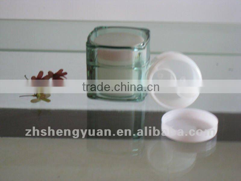 250g-280g diamond acrylic cosmetic cream jar
