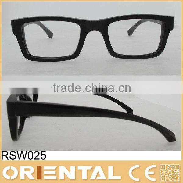 wood optical frame