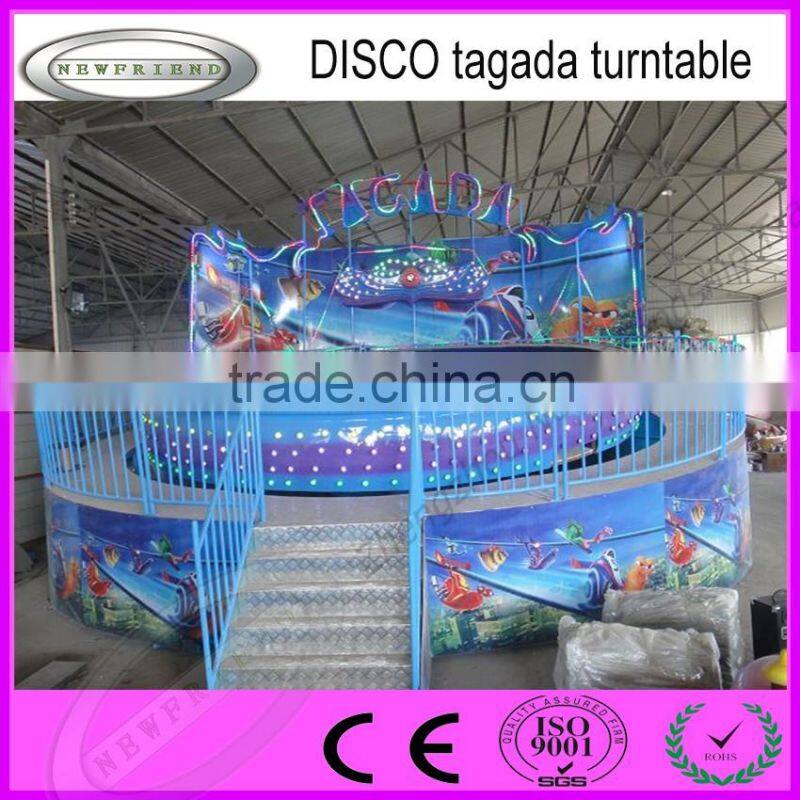 China Amusement Outdoor playground theme park amusement ride disco tagada turntable