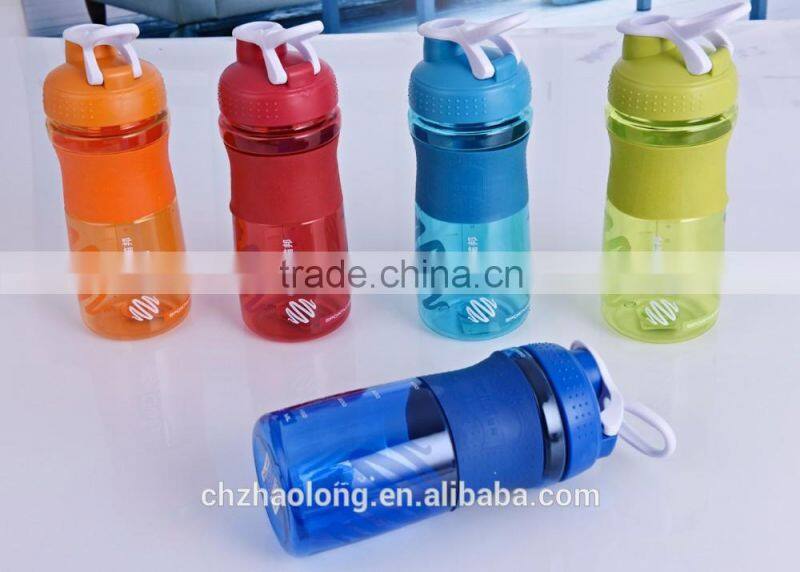 food grade 680ml Plastic PC Shaker Water Bottle, plastic water bottle joyshaker
