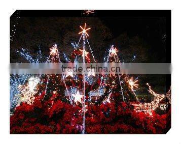 Christmas Tree art painting on canvas