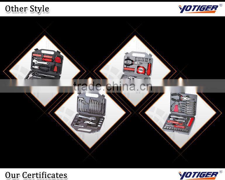 17PCS tools sets 4.5'' diagonal plier 1/4'' Dr.sockets bits 1/4''*3'' extention bar