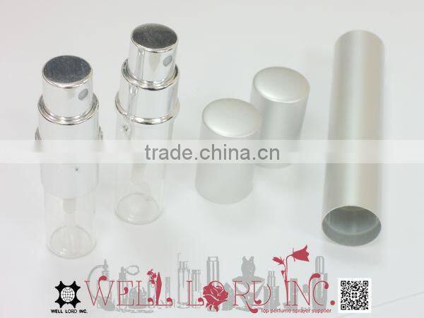 Shinning Silver high quality dual head plastic spray bottle