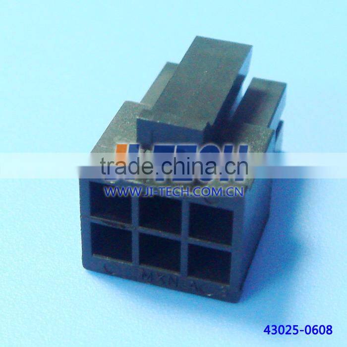 molex 3.0mm pitch 6 pin 43025 series 43025-0608 wire to wire wire to board connector