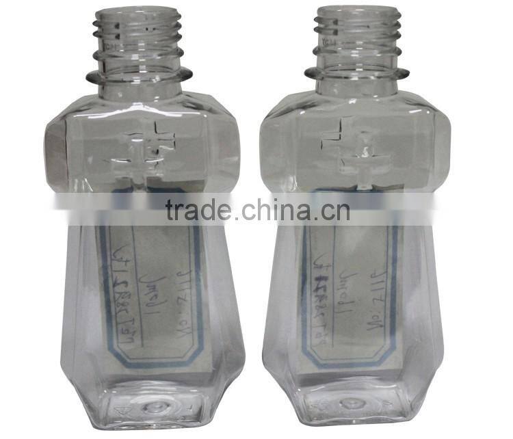 2016 new product different style 160ml empty pet plastic bottle for shampoo