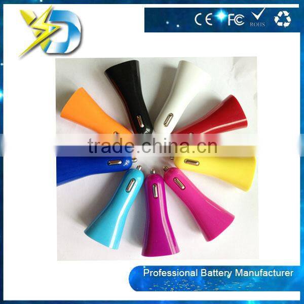 Micro Auto Universal Dual 2 Port USB Car Charger for ip 5 5s 6 for tablet