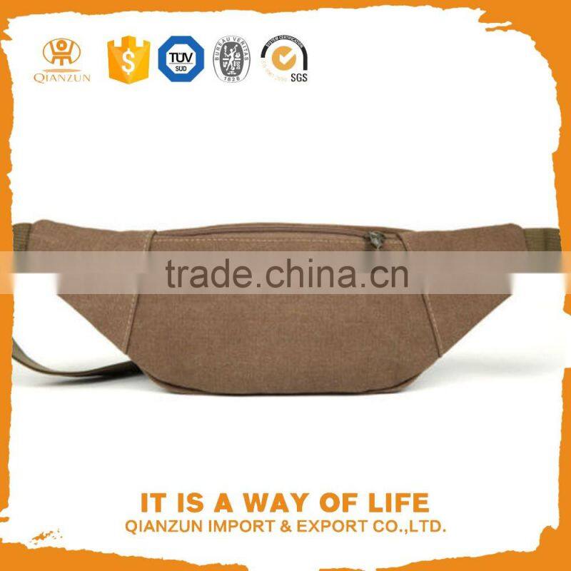 Purse Travel Hip Pouch Fanny Bag Canvas Waist Pack Bum Belt Bag
