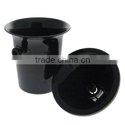 plastic wine tasting spittoons with handle and lid for promotion