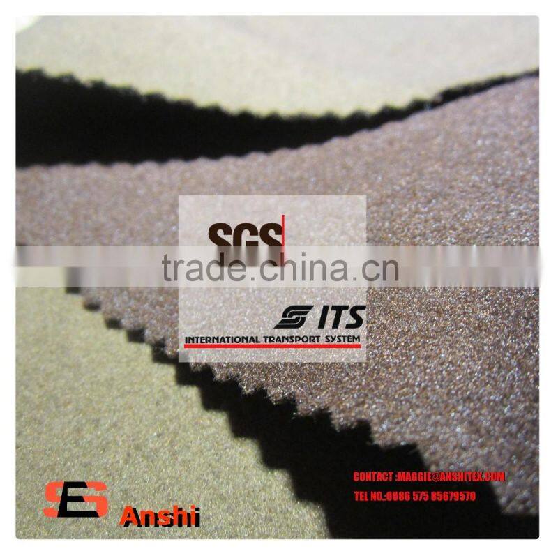 390-400gsm two tone color polyester tr brushed fabric for dress/overcoat