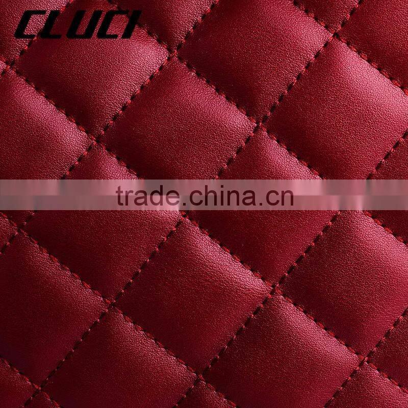 leather plaid girls branded college bag backpack stylish with chain