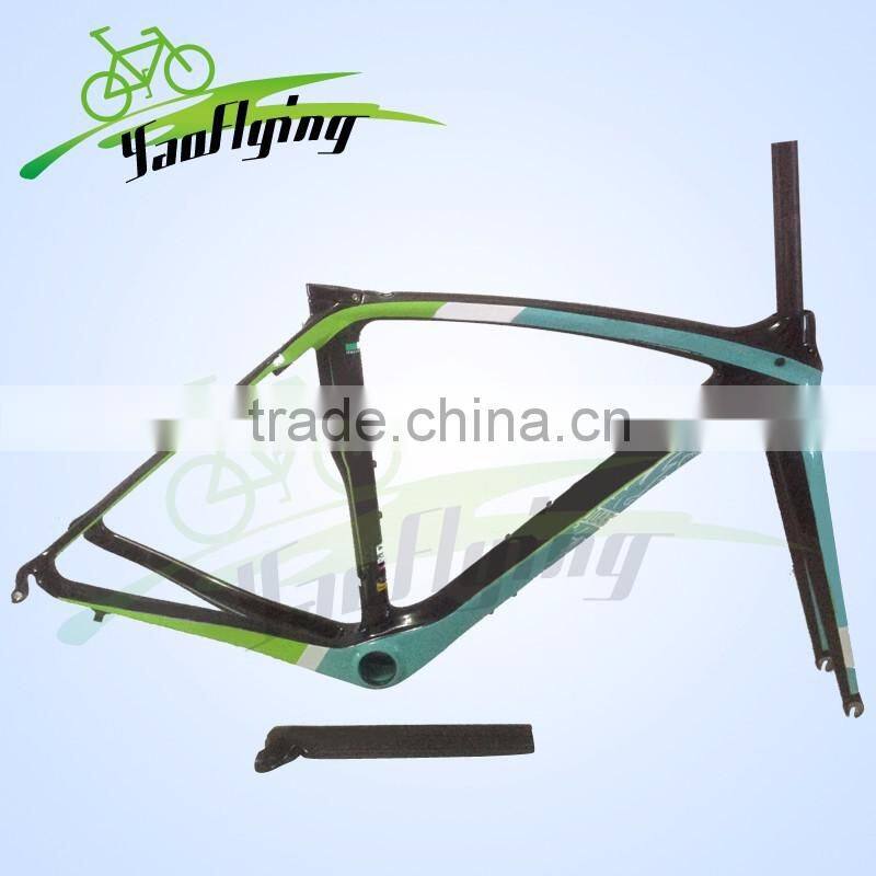 2016 Hot sale!carbon road bike frame FM066, super light and high quality carbon fiber road bicycle frame