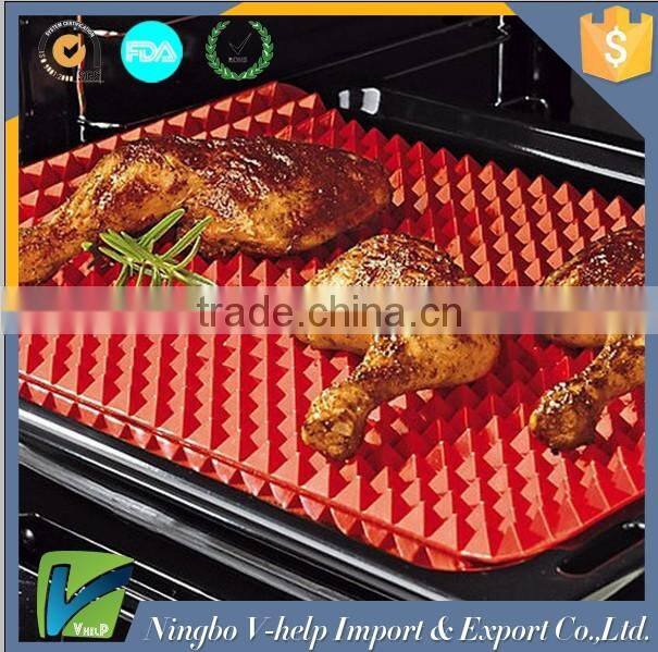 Non-stick Silicone Pyramid Pan Baking Mat Mould Cooking Sheet