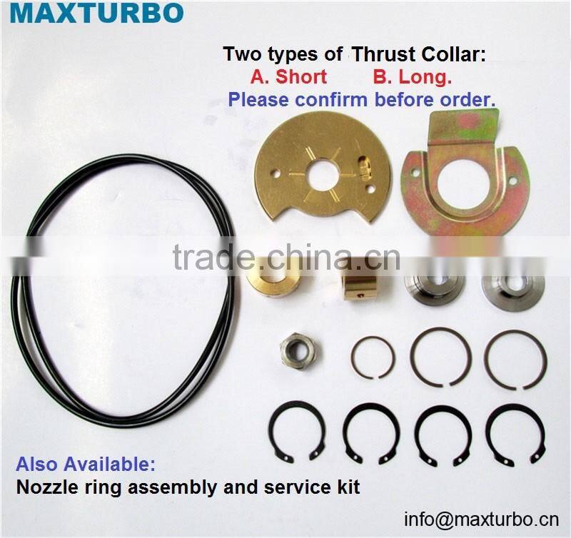 HY55V VGT Turbo Rebuild Service Repair Kit for Iveco Cursor CUMMlNS Engine Journal bearing Thrust bearing Thrust collar spacer