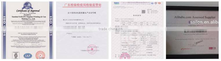 Empty tinplate spray container for butane gas filling or other use