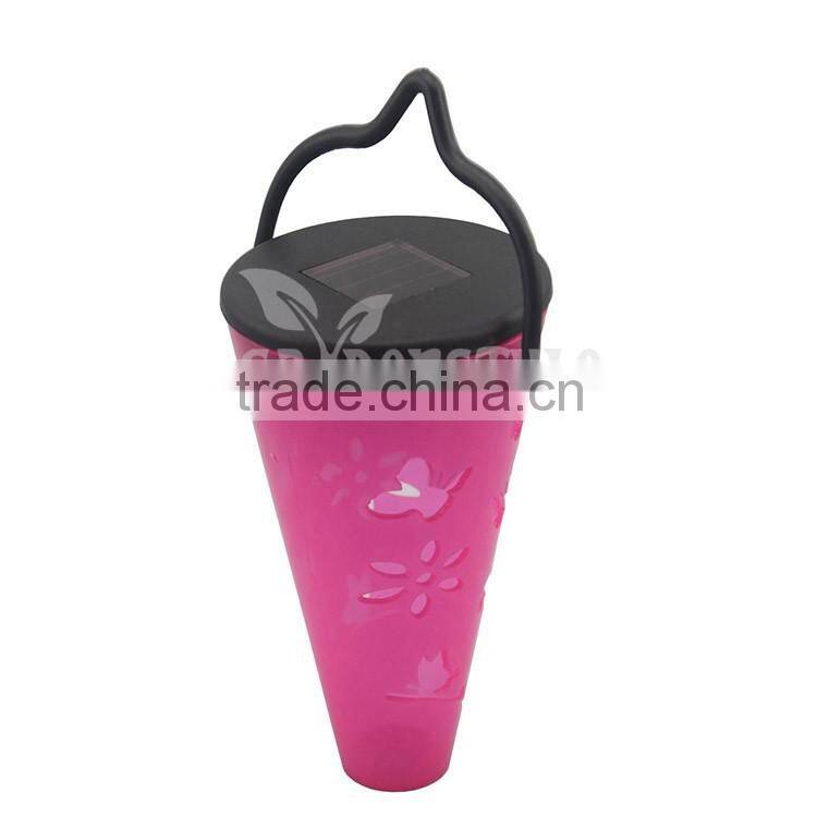 Cheap Hanging Plastic Solar Lantern Led Garden Solar Light China Manufacturer