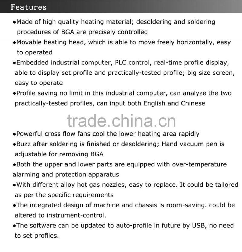 Shuttlestar RW-SP360C BGA Rework Station Welding Equipment Solder Machine For Mobile Smart Phone Repairing