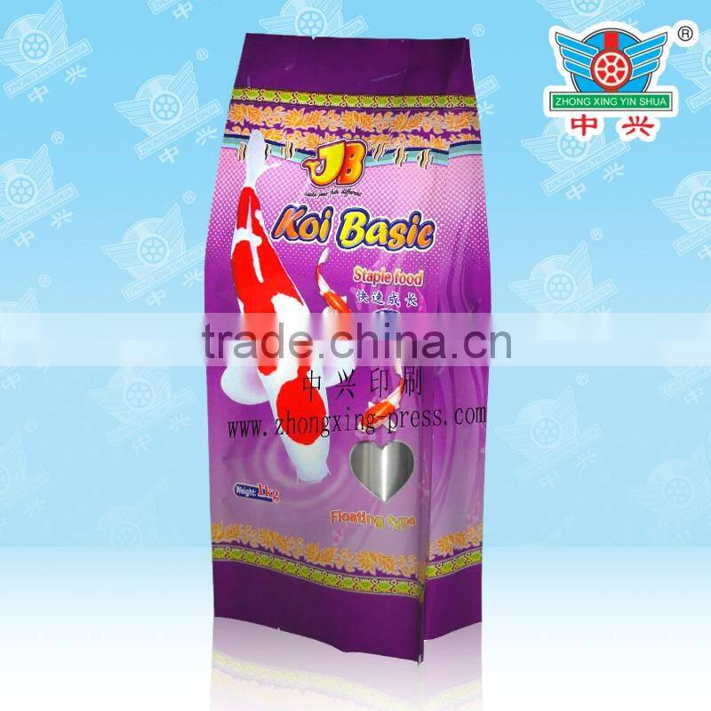 laminated printing fish packaging/fish plastic bag for fish food