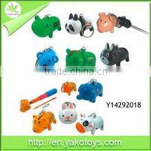 small toys for gift,plastic keychain cartoon toy
