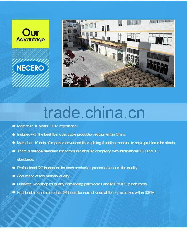 12 core fiber cable GYTC8A for telecommunication