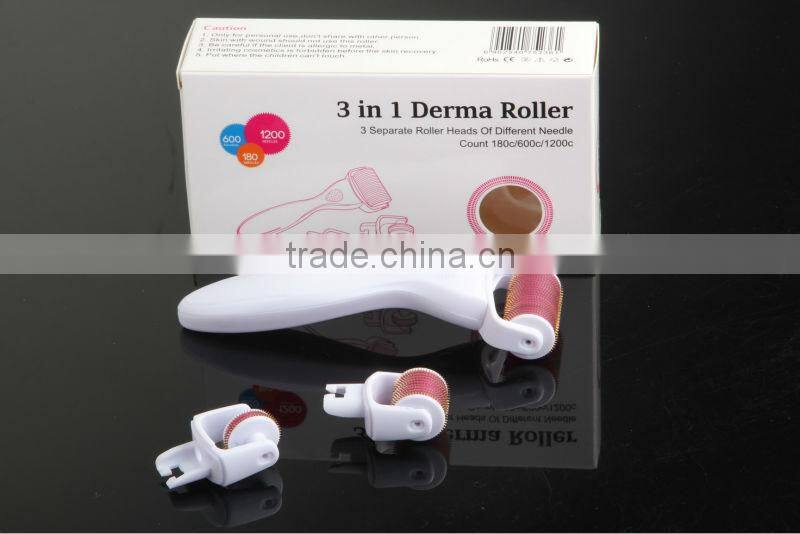 NL-301 Outstanding design 3 in 1 dermaroller manufacturer wrinkle acne scar removal