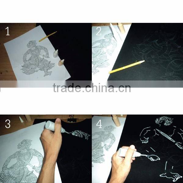 Pillow Case Cushion Covers Silk Art Fabric Painting Handmade Thailand ELEPHANT Floral