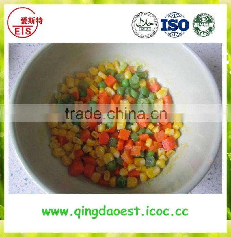 High quality new crop market price frozen mixed vegetables