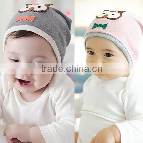 New Baby Boys Girls Hat Cotton Blends Caps Newborn Infant Baby Hat Owl Print