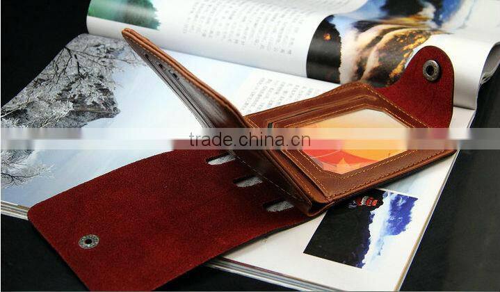 New Arrival High Quality Cheap Male Purse PU Leather Mens Replica Short Designer Wallet Wholesale