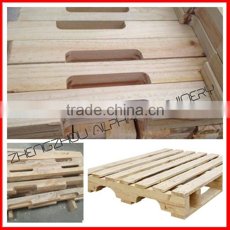 High quality single slot wood pallet notching machine