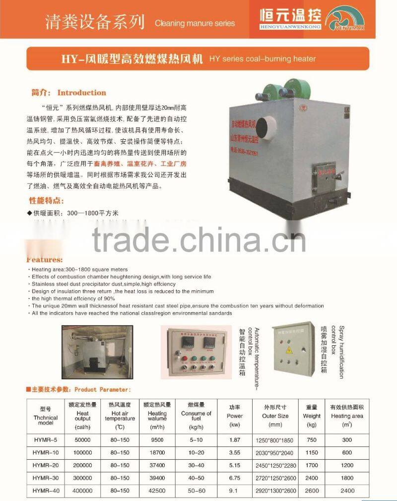Hot Sale coal burning heater for greenhouse heater