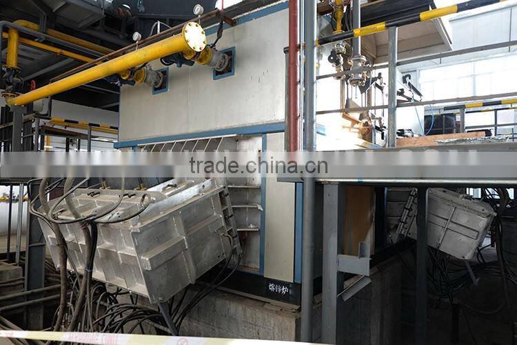 Titling Type Zinc Melting Power frequency cored induction furnace