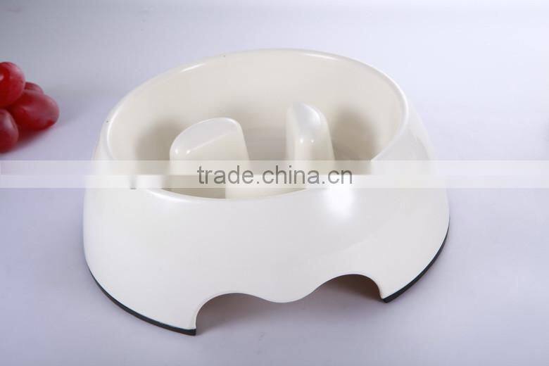 Easy to take 100% melamine heat resistant pet bowl pet feeding bowl