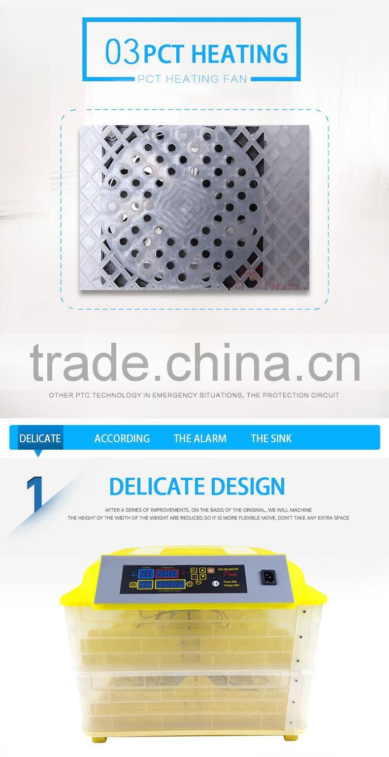 Best quality HHD brand cheap automatic egg incubator for sale YZ-96