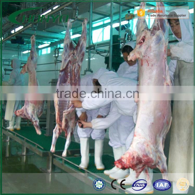 Sheep goat viscera removing transportation line for slaughterhouse plant