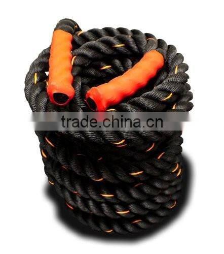 Black Polydacron Training Ropes/Battle Ropes
