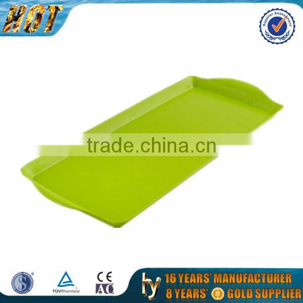 colorful long plastic tray