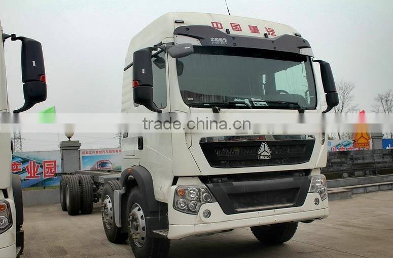 Howo T5G Panel Van Chassis 340HP 8X4 in Indonesia