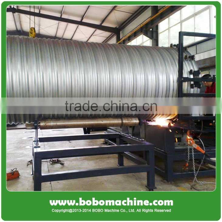 Spiral corrugated steel culvert tube making machine
