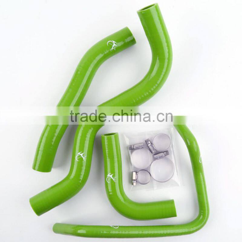 Green Silicone Radiator Hose + Clamps For Honda CB600F HORNET 2003-2006 2004 05
