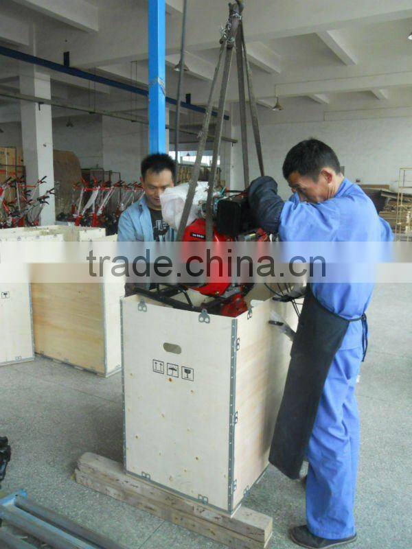 MeiQi 9hp 186F diesel engine cultivator tiller with electric start